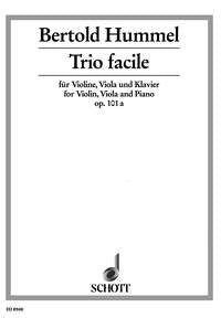 Bertold Hummel: Trio facile op. 101a (Altviool, viool en piano)