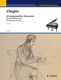 Frédéric Chopin: 20 Ausgewählte Mazurken (Piano)