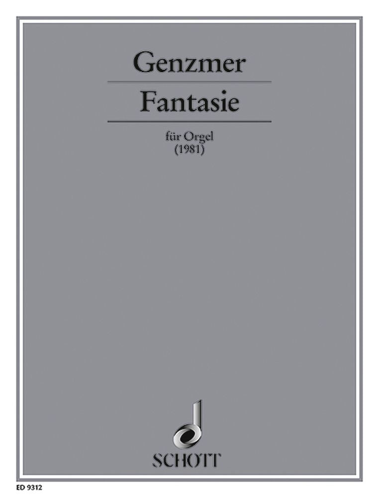 Genzmer: Fantasie (Orgel) afbeelding 2