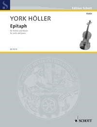 Höller: Epitaph (Viool, Piano)