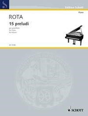 Nino Rota: 15 preludi (Piano)