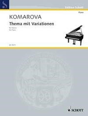 Tatjana Komarova: Thema mit Variationen (Piano)