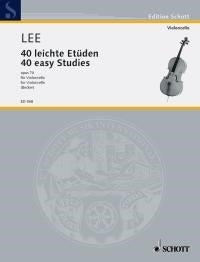 Sebastian Lee: 40 leichte Etüden op. 70 (Cello)