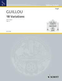 Guillou: 18 Variations op. 3 (Orgel)