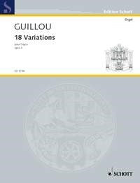Guillou: 18 Variations op. 3 (Orgel) afbeelding 2