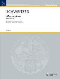 Benjamin Schweitzer: Marraskuu (Pianotrio)