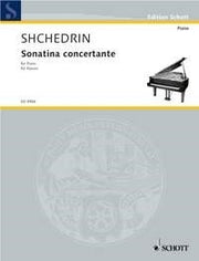 Rodion Shchedrin: Sonatina concertante (Piano)