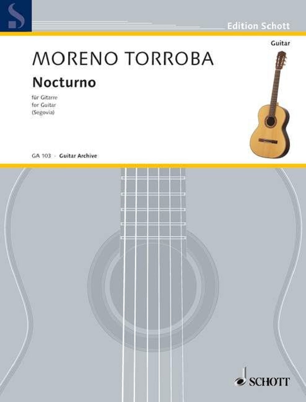 Moreno-Torroba: Nocturno (Gitaar)