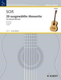 Sor: 20 ausgewählte Menuette (Gitaar)