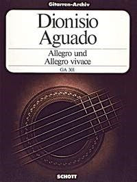 Aguado: Allegro und Allegro vivace (Gitaar)