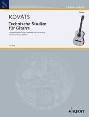 Kováts: Technische Studien für Gitarre (Gitaar)