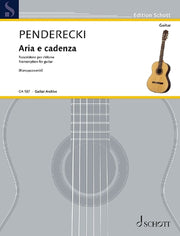 Penderecki: Aria e cadenza (Gitaar)