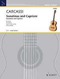 Carcassi: Drei Sonatinen / Sechs Capricen (Urtext) op. 1 und 26 (Gitaar)
