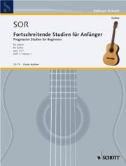 Sor: Fortschreitende Studien für Anfänger op. 31 Heft 1 (Gitaar)