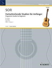 Sor: Fortschreitende Studien für Anfänger op. 31 Heft 2 (Gitaar)