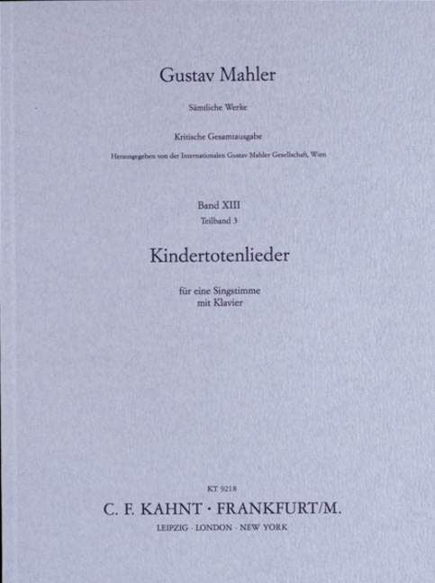 Kindertotenlieder