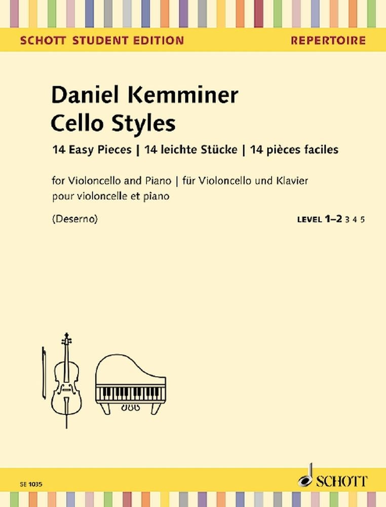 Daniel Kemminer: Cello Styles (Cello, Piano)