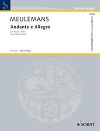 Meulemans: Andante e Allegro (Dwarsfluit, Piano)