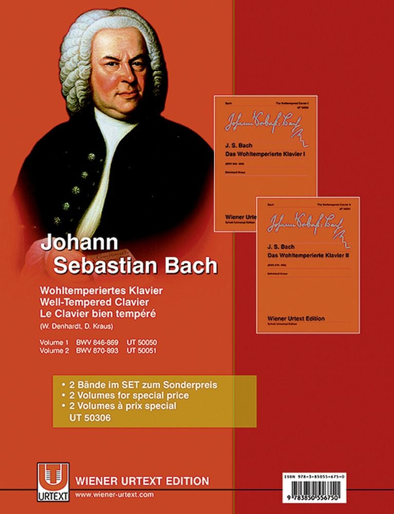 Bach: Das Wohltemperierte Klavier Teil I und II kplt.
