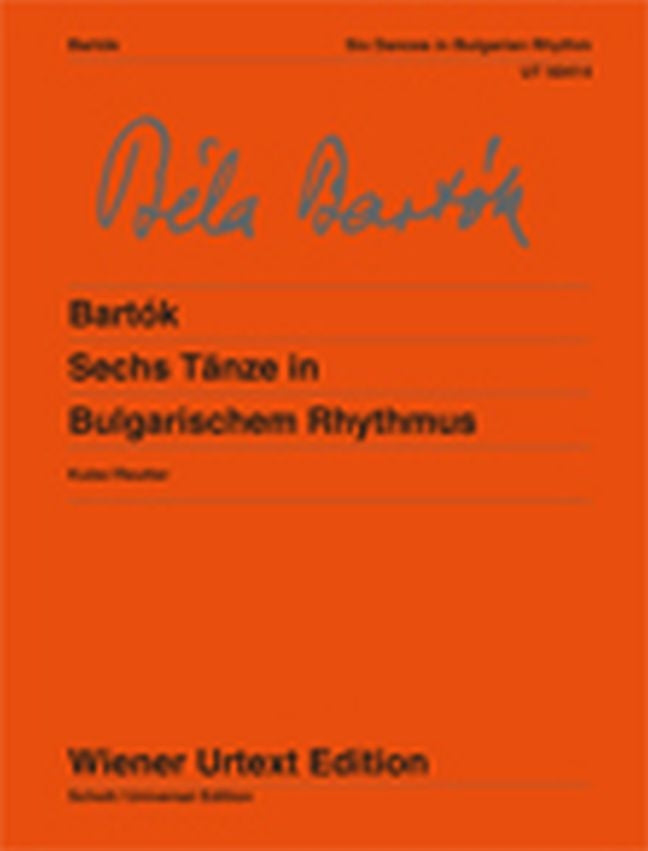 Bartók: 6 Tänze in Bulgarischem Rhythmus aus Mikrokosmos (Piano)