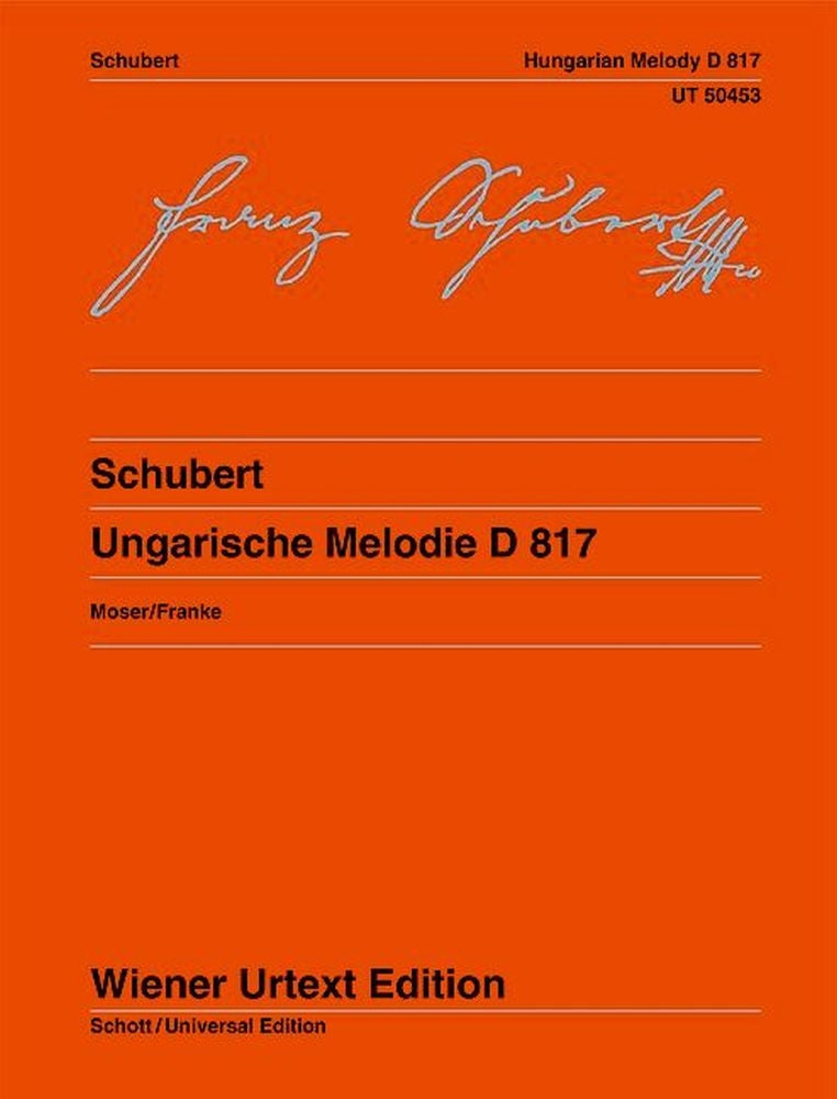Ungarische Melodie D 817 afbeelding 2
