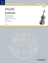 Fauré: Sicilienne g-Moll g-Moll op. 78 (Viool, Piano)