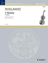 Roslawez: 7 Stücke (Viool, Piano)