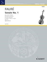 Fauré: Sonate No. 1 A-Dur A-Dur op. 13 (Viool, Piano)
