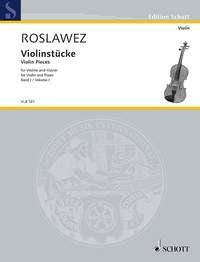 Roslawez: Violinstücke Band I (Viool, Piano)