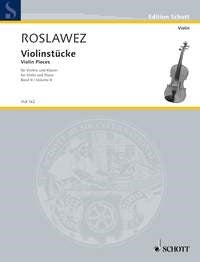 Roslawez: Violinstücke Band II (Viool, Piano)