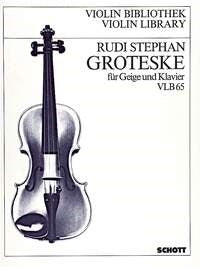 Stephan: Groteske (Viool, Piano)