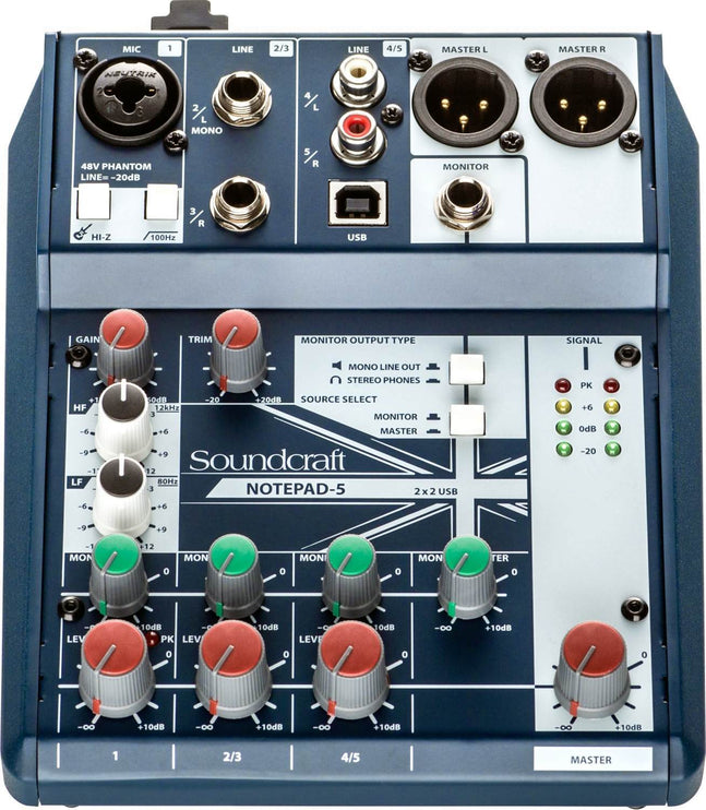 Soundcraft - SCRNOTEPAD5 - Mixer