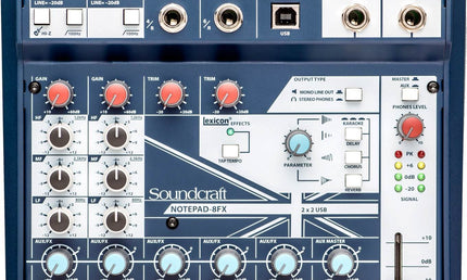 Soundcraft - SCRNOTEPAD8FX - Mixer
