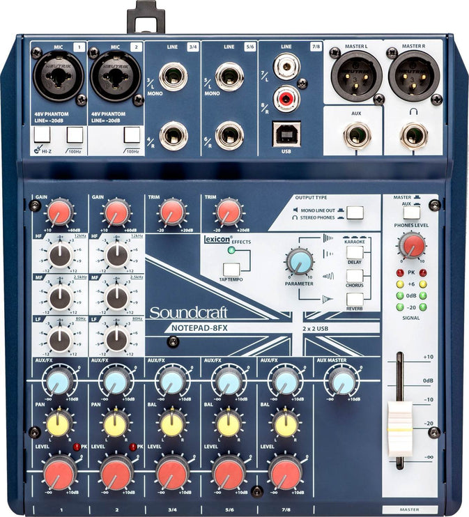Soundcraft - SCRNOTEPAD8FX - Mixer