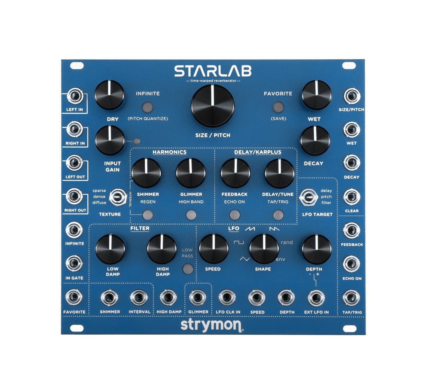 Strymon - STRSTARLAB - Experimental Reverb Workstation Rackmodule