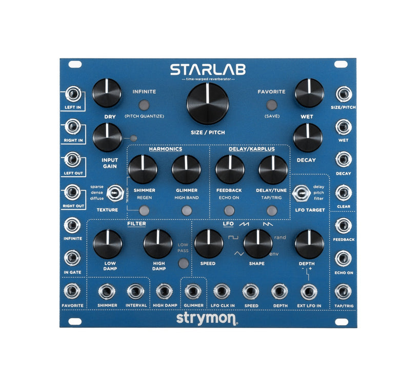 Strymon - STRSTARLAB - Experimental Reverb Workstation Rackmodule