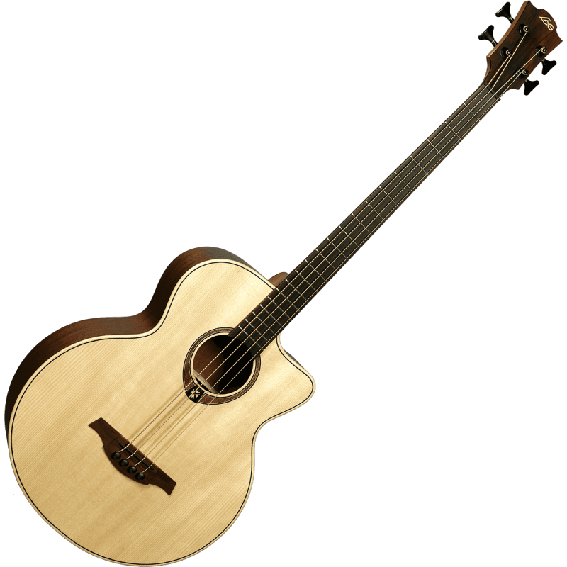 LAG Tramontane T177BCE BASS ACOUSTIC-ELECTRIC CUTAWAY NATURAL