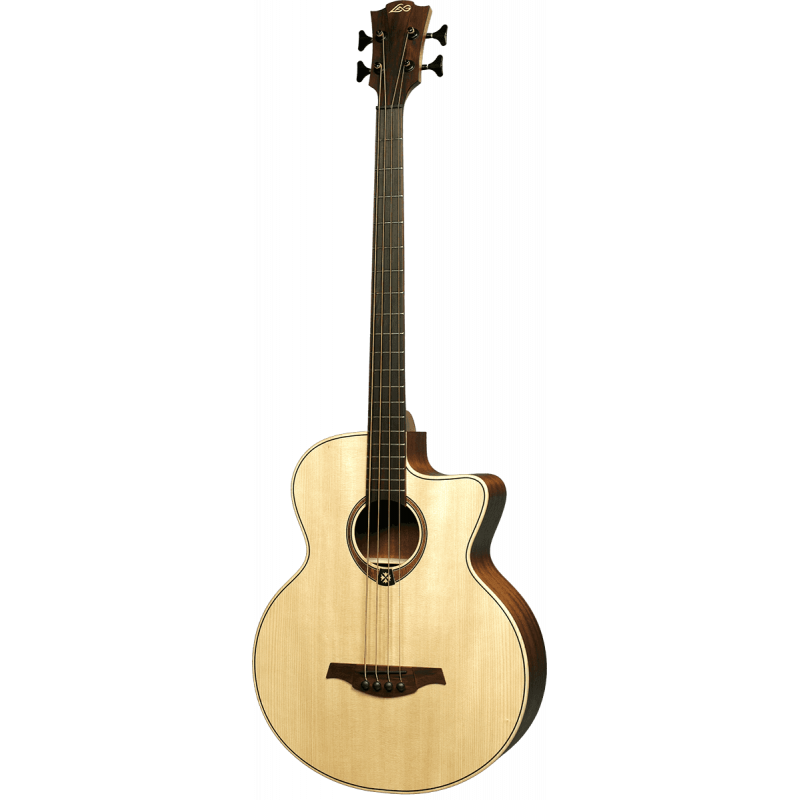 LAG Tramontane T177BCE BASS ACOUSTIC-ELECTRIC CUTAWAY NATURAL
