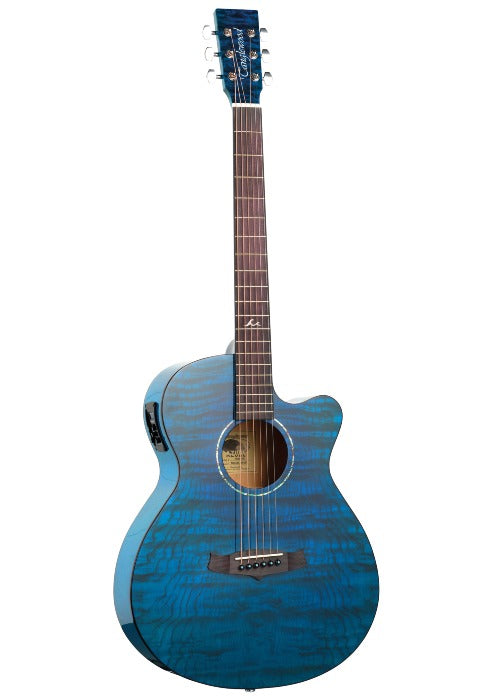 Tanglewood - TA4 CE BL - Tangewood Azure TA4CEBL - Super Folk Cutaway Gitaar