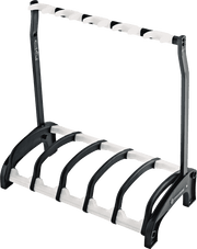 K&M 17525 gitaarstandaard – Voor 5 elektrische gitaren. Translucid