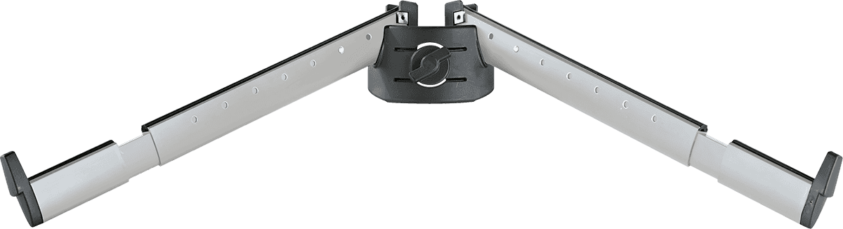 K&M 18866 keyboardstandaard – Gebogen arm. Alu
