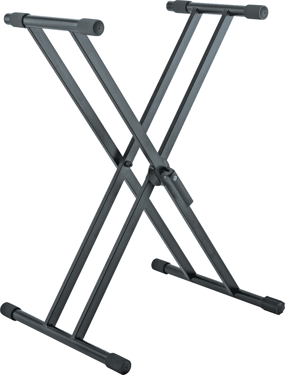 K&M 18990 keyboardstandaard – H: 594 - 946 mm. Verstevigd. "Rick"