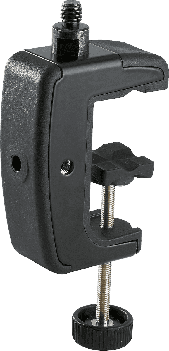 K&M 23720 microfoonstatief – Klem met connector 3/8"