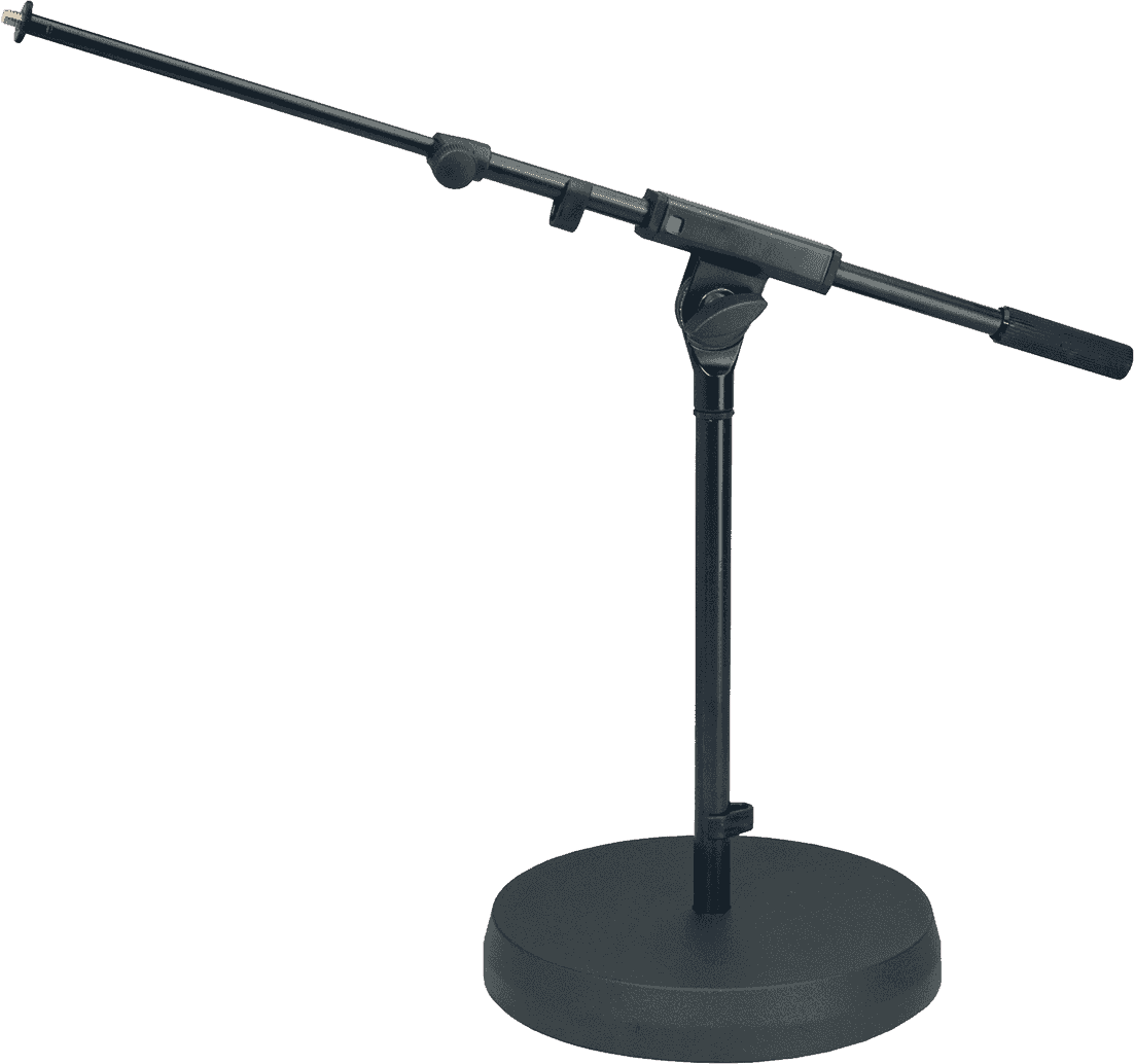 K&M 25960 microfoonstatief – Uitschuifbaar : 425-725 mm. Basis rond