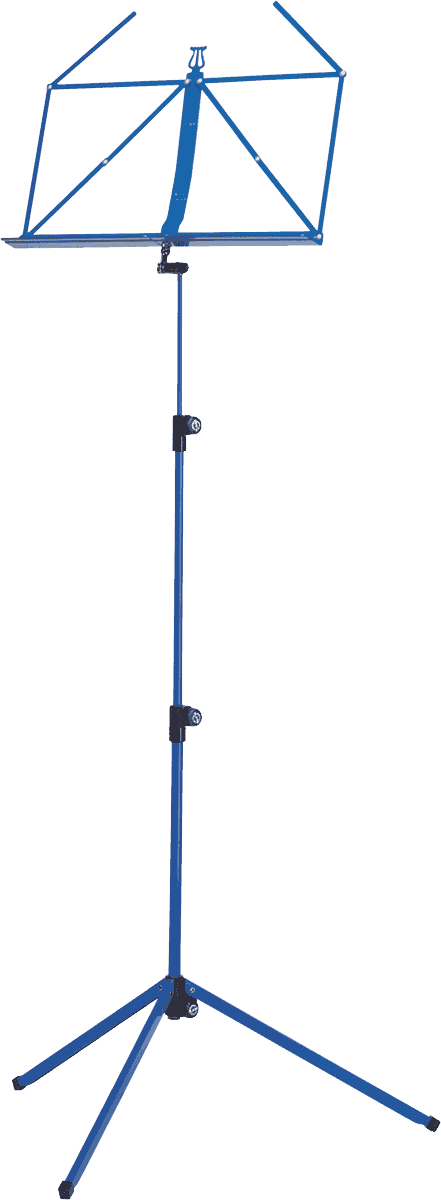 K&M 100/1-54 opvouwbare muziekstandaard blauw