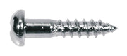 Boston WS-02-C houtschroeven 2,1 x 10 mm 12 stuks chroom