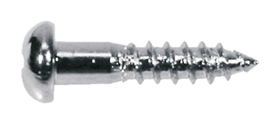 Boston WS-02-C houtschroeven 2,1 x 10 mm 12 stuks chroom