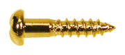 Boston WS-02-G houtschroeven 2,1 x 10 mm 12 stuks goud