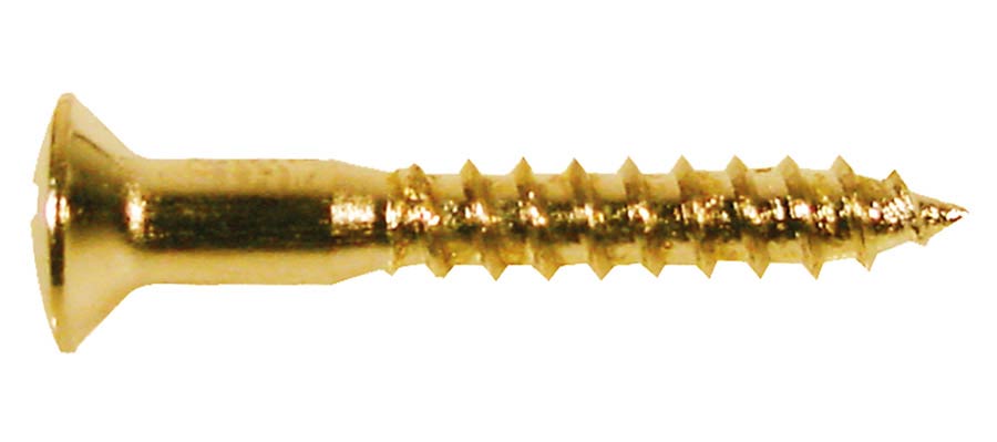 Boston WS-04-G houtschroeven 3,5 x 25 mm 12 stuks goud
