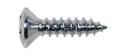 Boston TS-01-C zelftappende schroeven 3 x 12 mm 12 stuks chroom